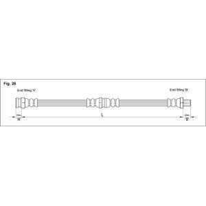 HA BB.1208
STARLINE
Przewód hamulcowy elastyczny
