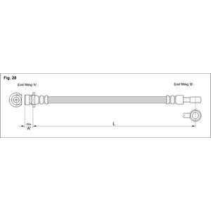 HA BC.1228
STARLINE
Przewód hamulcowy elastyczny
