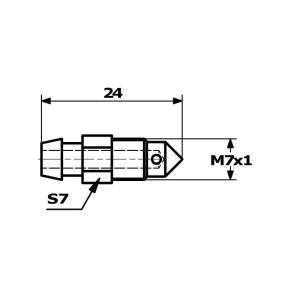 ST BH20
STARLINE
Śruba / zawór odpowietrznika, cylinderek hamulcowy
