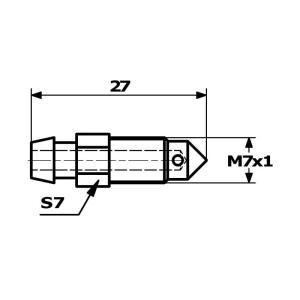 ST BH21
STARLINE
Śruba / zawór odpowietrznika, cylinderek hamulcowy

