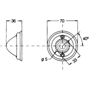 2PF 997 023-011
HELLA
Światła pozycyjne
