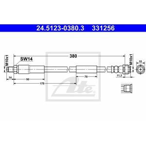 24.5123-0380.3
ATE
Przewód hamulcowy elastyczny
