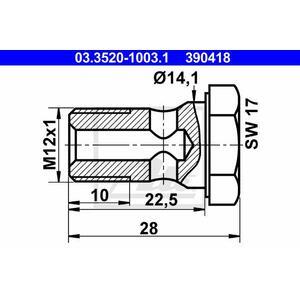 03.3520-1003.1
ATE
Śruba ampułowa
