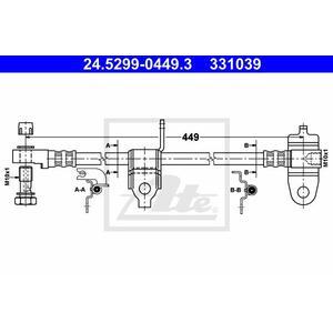 24.5299-0449.3
ATE
Przewód hamulcowy elastyczny
