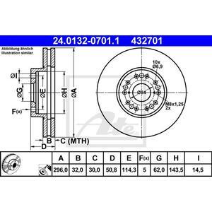 24.0132-0701.1
ATE
Tarcza hamulcowa
