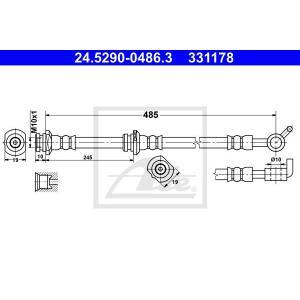 24.5290-0486.3
ATE
Przewód hamulcowy elastyczny
