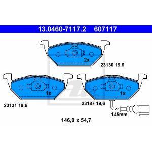 13.0460-7117.2
ATE
Klocki hamulcowe
