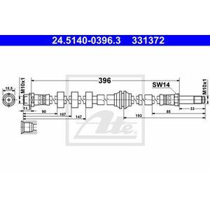 24.5140-0396.3
ATE
Przewód hamulcowy elastyczny
