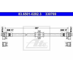 83.6501-0282.3
ATE
Przewód hamulcowy elastyczny
