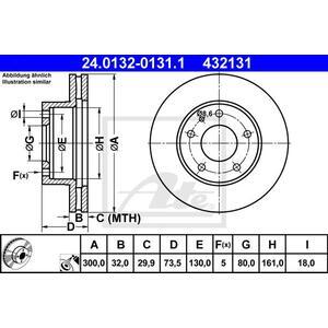 24.0132-0131.1
ATE
Tarcza hamulcowa
