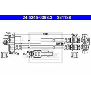 24.5245-0398.3
ATE
Przewód hamulcowy elastyczny
