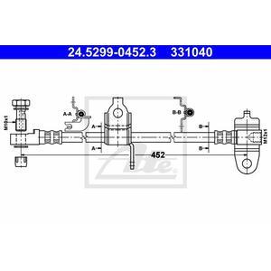 24.5299-0452.3
ATE
Przewód hamulcowy elastyczny

