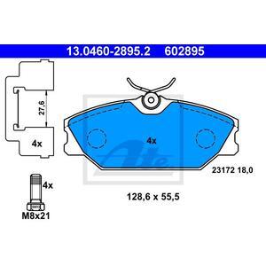 13.0460-2895.2
ATE
Klocki hamulcowe
