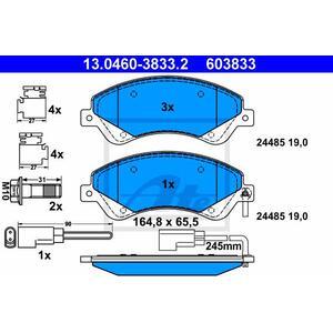 13.0460-3833.2
ATE
Klocki hamulcowe
