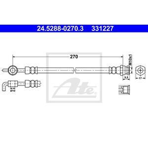 24.5288-0270.3
ATE
Przewód hamulcowy elastyczny
