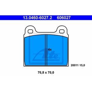 13.0460-6027.2
ATE
Klocki hamulcowe
