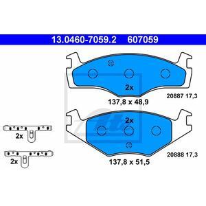 13.0460-7059.2
ATE
Klocki hamulcowe
