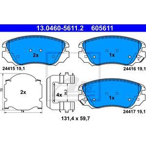 13.0460-5611.2
ATE
Klocki hamulcowe
