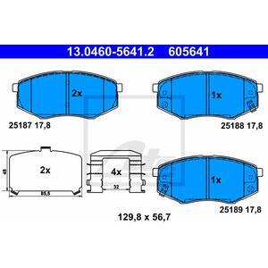 13.0460-5641.2
ATE
Klocki hamulcowe

