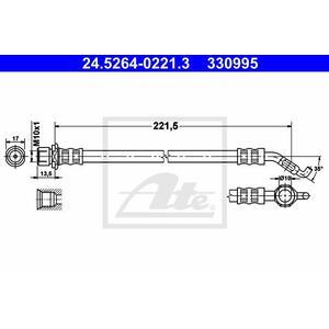 24.5264-0221.3
ATE
Przewód hamulcowy elastyczny
