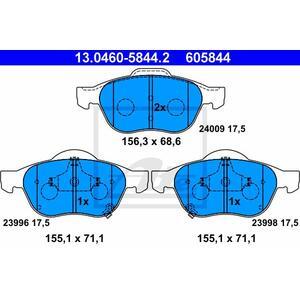 13.0460-5844.2
ATE
Klocki hamulcowe
