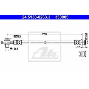 24.5138-0263.3
ATE
Przewód hamulcowy elastyczny

