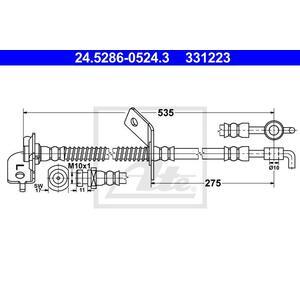 24.5286-0524.3
ATE
Przewód hamulcowy elastyczny
