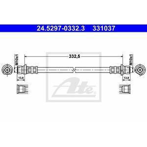24.5297-0332.3
ATE
Przewód hamulcowy elastyczny
