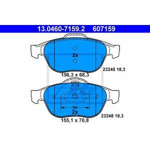 13.0460-7159.2
ATE
Klocki hamulcowe
