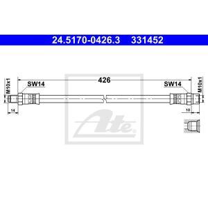 24.5170-0426.3
ATE
Przewód hamulcowy elastyczny
