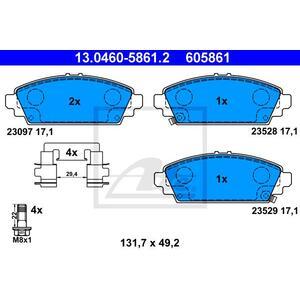 13.0460-5861.2
ATE
Klocki hamulcowe
