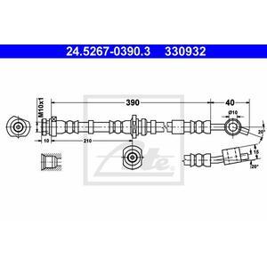 24.5267-0390.3
ATE
Przewód hamulcowy elastyczny
