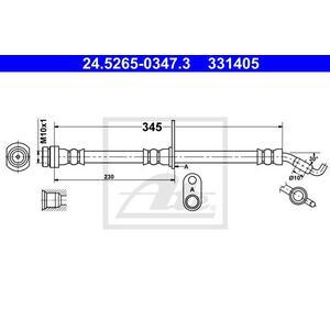 24.5265-0347.3
ATE
Przewód hamulcowy elastyczny
