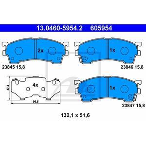 13.0460-5954.2
ATE
Klocki hamulcowe
