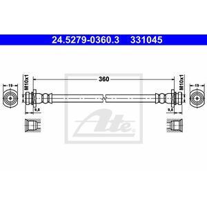 24.5279-0360.3
ATE
Przewód hamulcowy elastyczny
