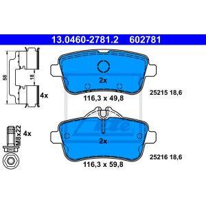 13.0460-2781.2
ATE
Klocki hamulcowe
