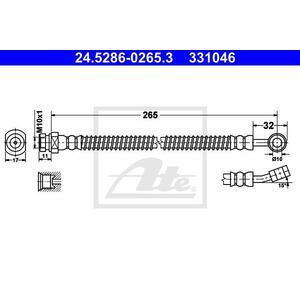 24.5286-0265.3
ATE
Przewód hamulcowy elastyczny
