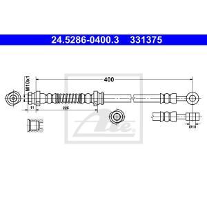 24.5286-0400.3
ATE
Przewód hamulcowy elastyczny

