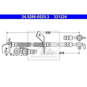 24.5286-0525.3
ATE
Przewód hamulcowy elastyczny
