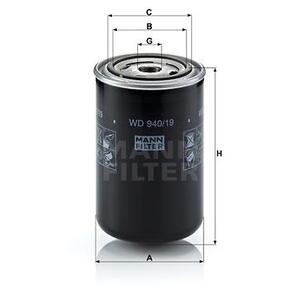 WD 940/19
MANN-FILTER LKW
Filtr oleju
