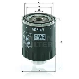 WK 718/7
MANN-FILTER LKW
Filtr paliwa
