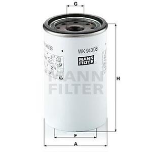 WK 940/38 X
MANN-FILTER LKW
Filtr paliwa
