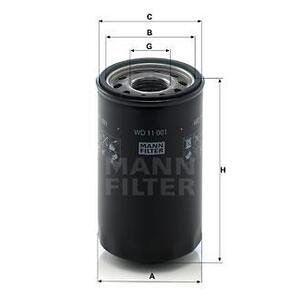 WD 11 001
MANN-FILTER LKW
Filtr, hydraulika robocza
