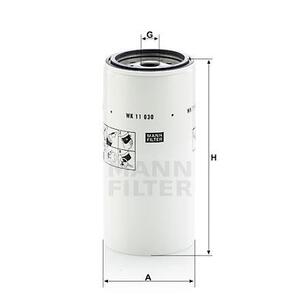 WK 11 030 X
MANN-FILTER LKW
Filtr paliwa
