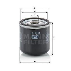 W 7042
MANN-FILTER LKW
Filtr oleju
