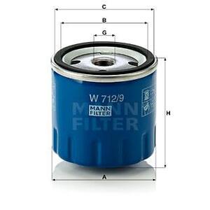 W 712/9
MANN-FILTER
Filtr oleju
