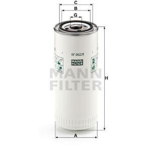 W 962/8
MANN-FILTER LKW
Filtr oleju
