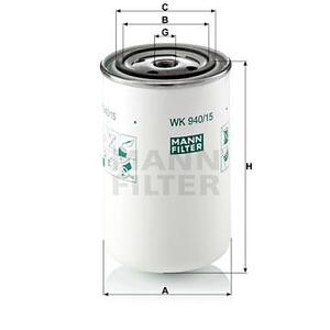 WK 940/15
MANN-FILTER LKW
Filtr paliwa
