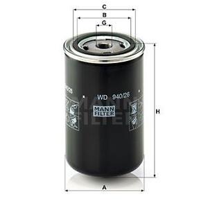 WD 940/26
MANN-FILTER LKW
Filtr oleju
