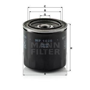 WP 1026
MANN-FILTER
Filtr oleju
